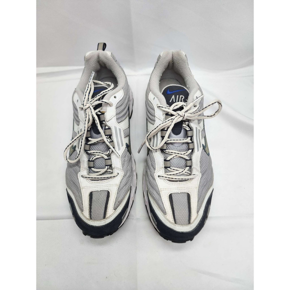 Nike Air Max Running Shoes Gray White Blue Size 9 Men\'s Used main image 6